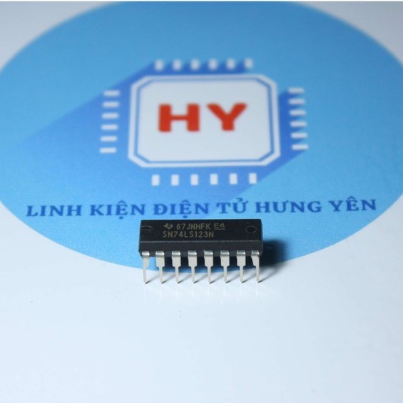 IC Logic 74LS123 DIP14 Dual Retriggerable Monostable Multivibrator