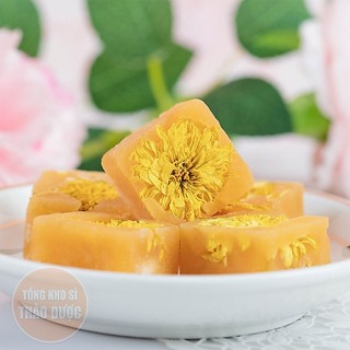Trà hoa cúc đường phèn 1kg, cúc đường phèn, và tổng hợp các viên trà hoa tự chọn
