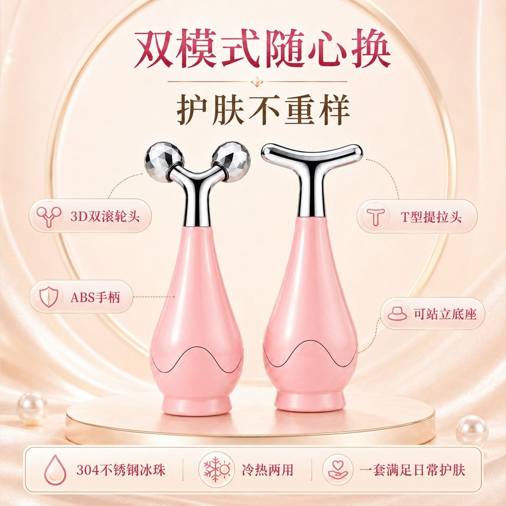 Beauty Ice Ball Facial Ice Pack Nâng Máy Mát Xa Mắt Hot Pack Nhập Khẩu Ice Pack Con Lăn Ice Pack Sưn