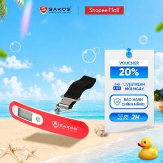 Cân Hành Lý Điện Tử Cầm Tay SAKOS NS-15 Chính Xác Nhỏ Gọn Dễ Dùng