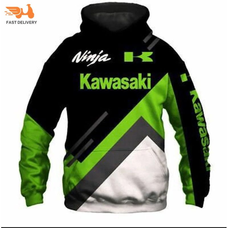 Áo Hoodie Kawasaki