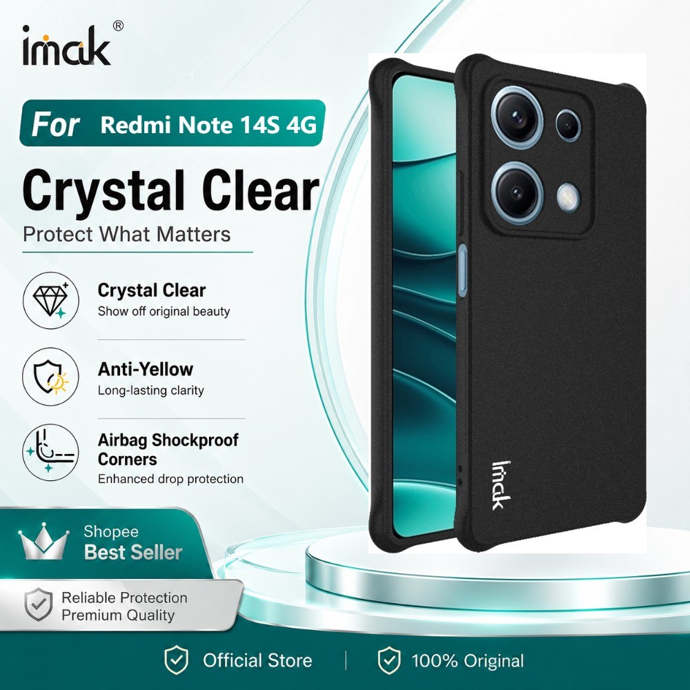 Ốp lưng mềm Cho Redmi Note 14S 14 Pro Pro+ 4G 5G Global TPU Chống Sốc Chống Vàng CA0002
