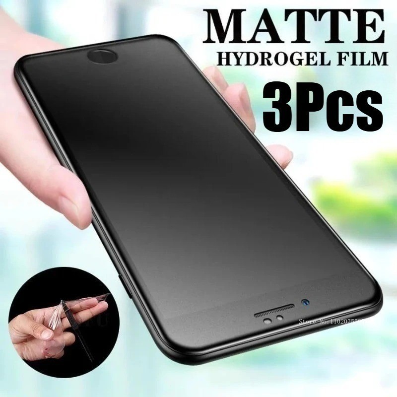 3 Chiếc Full Cover Bảo Vệ Màn Hình Matte Film Cho Realme C73 C75 C75x C83 C85 C100 C100i C100x Q2 Q2