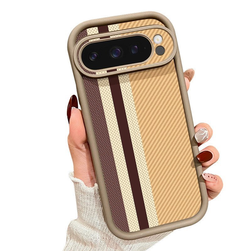 Thích hợp cho Pixel 10 Pixel 9 PRO XL 7A Meila Màu Đức Retro Kẻ Sọc Google Phone Case