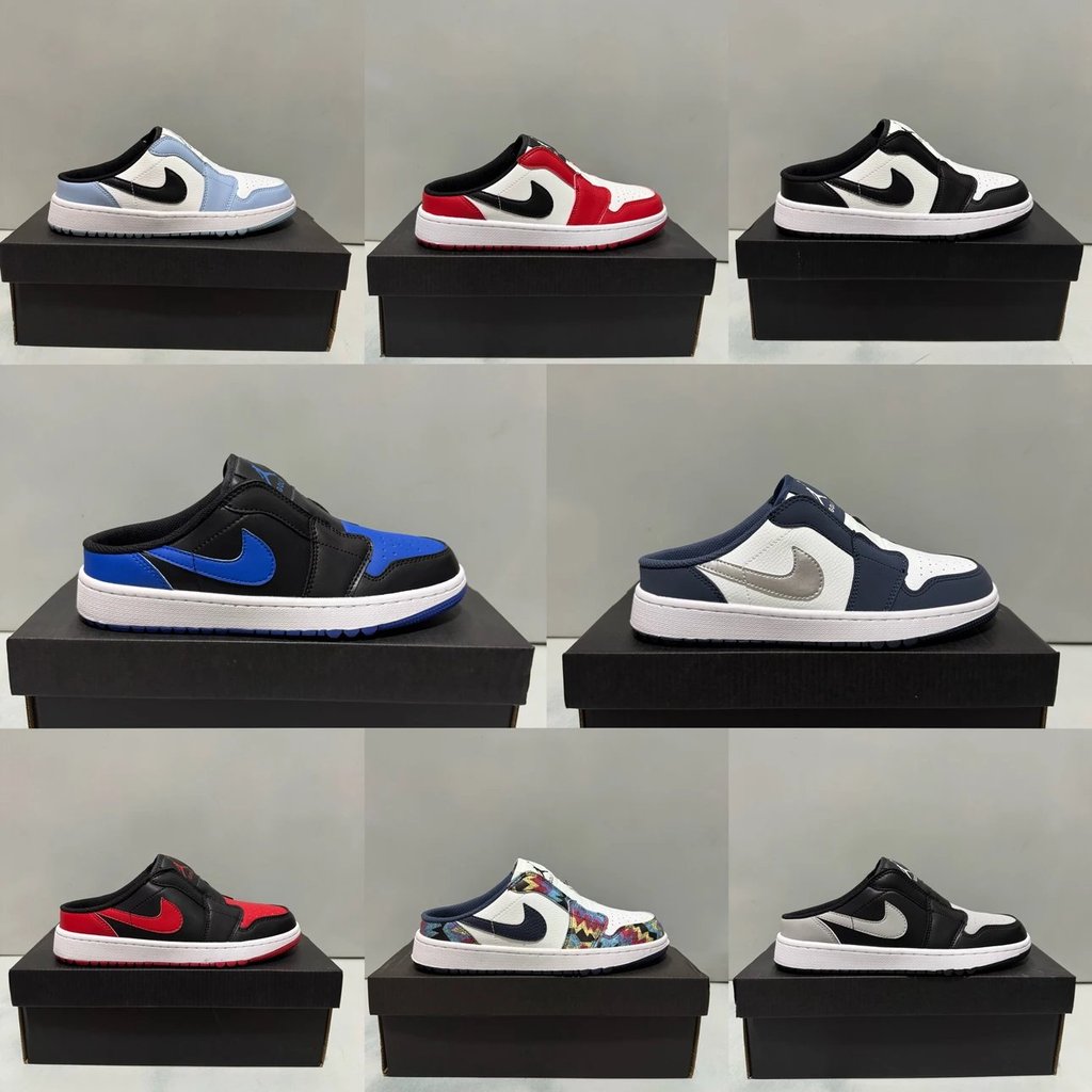 Real aj1 Half Slippers la Shoes aj Chicago aj1Air Jordan 1 Mule Golf Chicago Thoải Mái Tất Cả Trận Đ