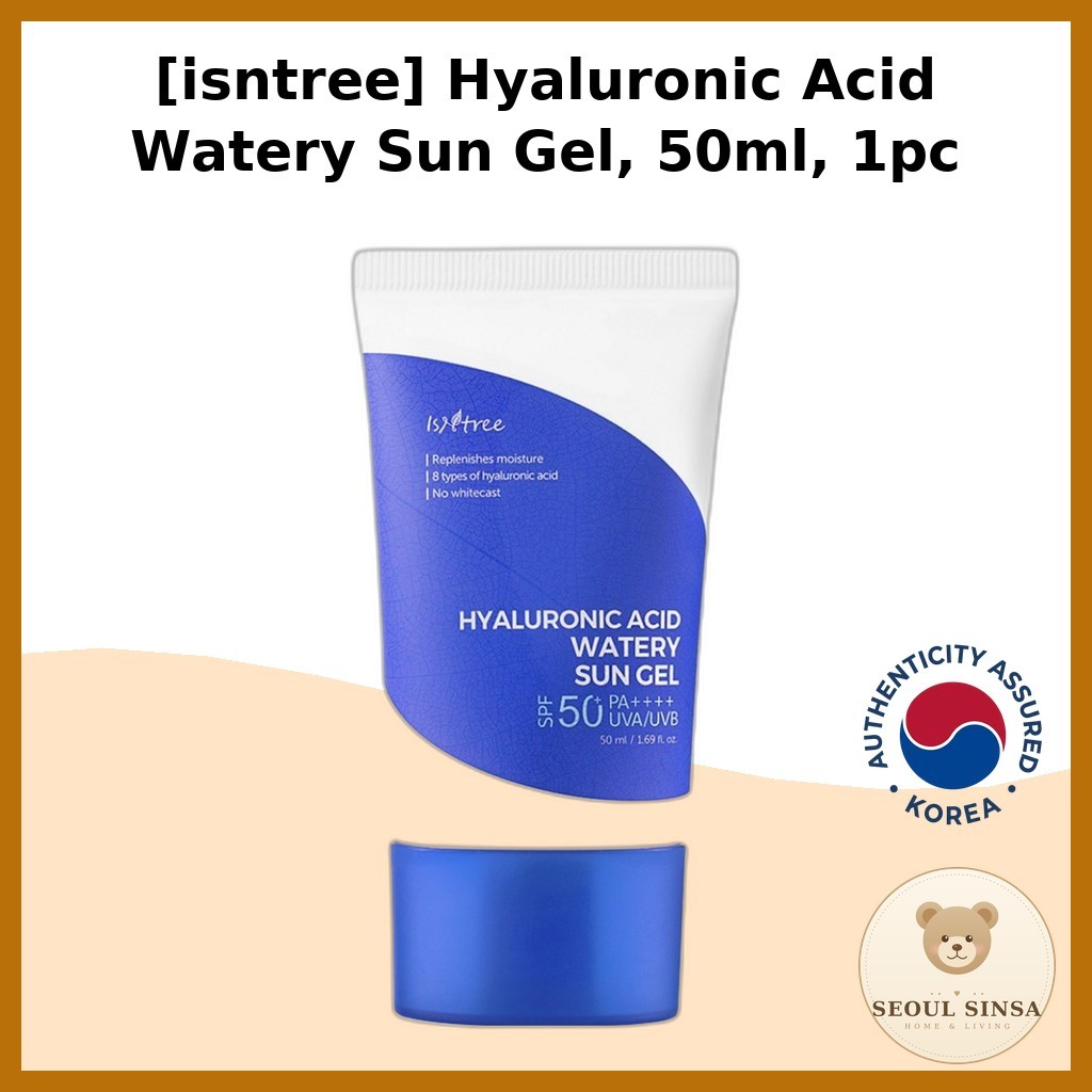 ISNTREE [istree] Hyaluronic Acid Watery Sun Gel, 50ml, 1pc / Hàn Quốc Sun Gel / NCT JAEMIN Pick / UV