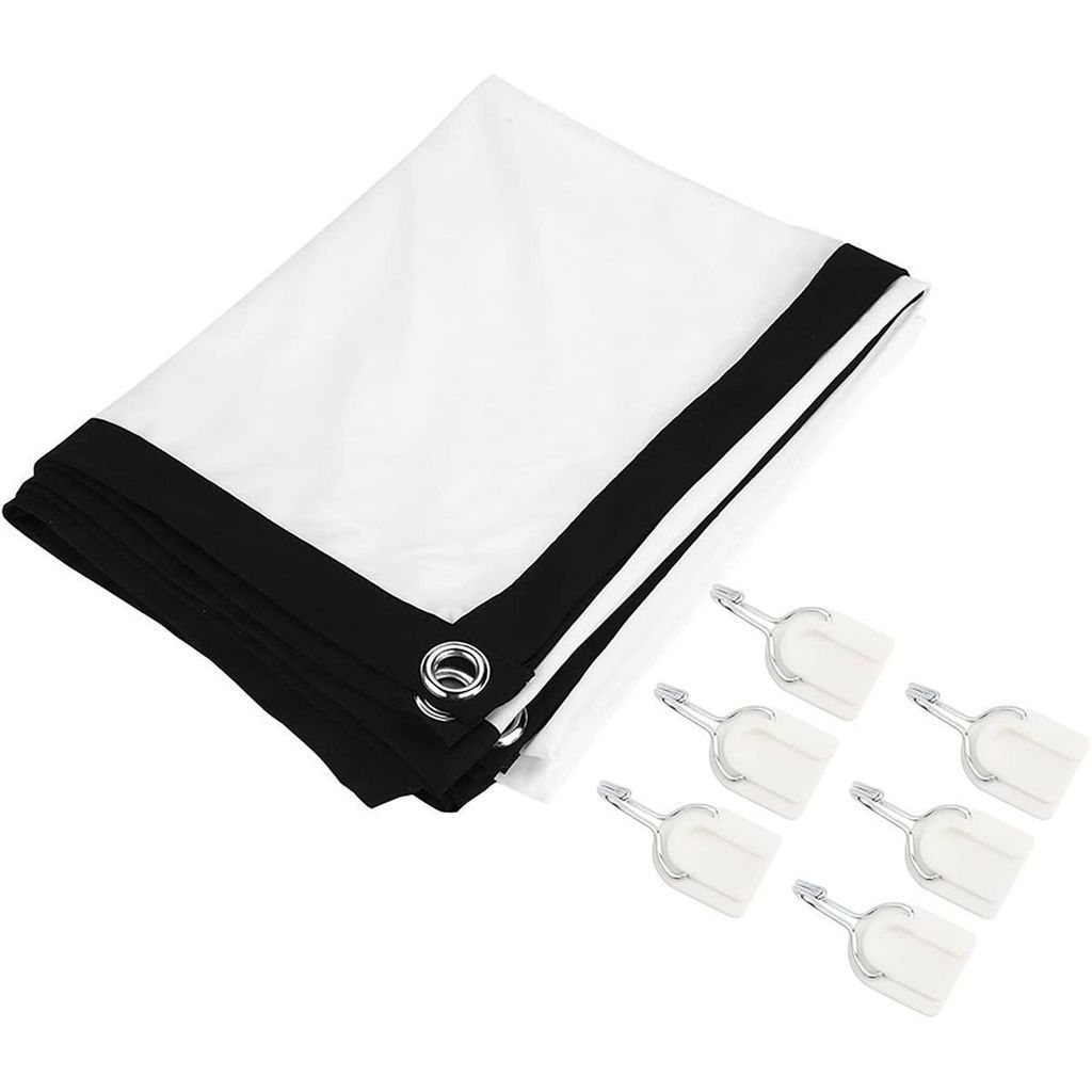 New Product#169High-definition projector screen3D Portable Movie Projector Screen White Movie Screen