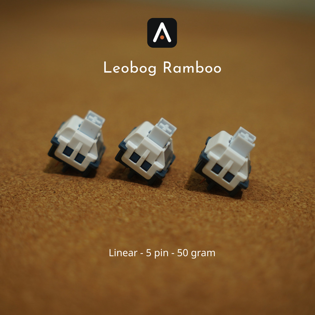 Swich Leobog Ramboo - linear - red switch - công tắc cho bàn phím cơ - không dùng cho phím he