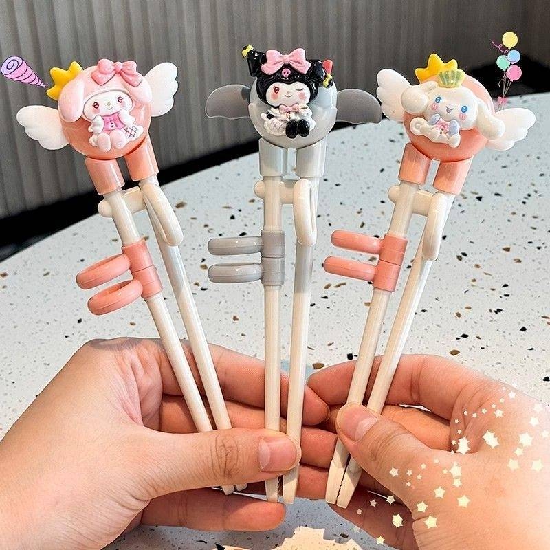 Food Grade Melody Children's Chopsticks Training Chopsticks 3 Years Old and over 6 Years Old Baby Pr