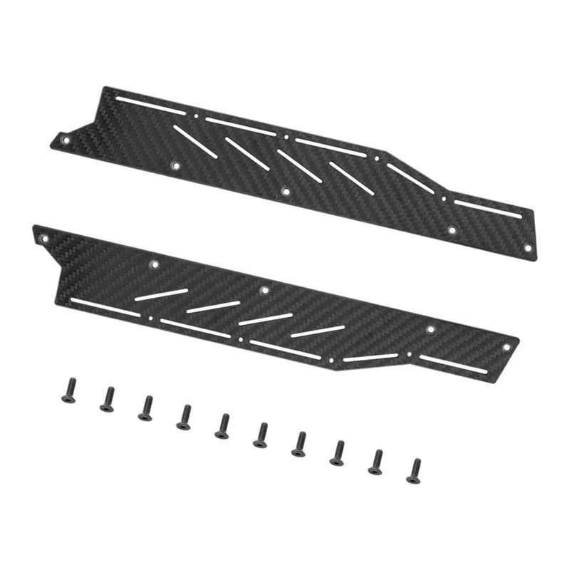 1 Bộ Sợi Carbon Trái + Bên Phải Váy Trượt Tấm Dự Phòng Cho Xe RC ARRMA F1 Không Giới Hạn 1 / 7