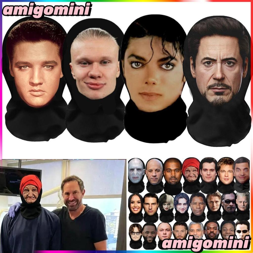 Mặt nạ Cosplay toàn mặt in 3D – Trang phục người nổi tiếng, Phong cách Kanye / Diddy, Nhập vai Joker