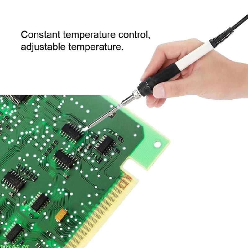 Zebeaavn Tay cầm hàn mới cho Trạm hàn T12 Tay cầm sắt hàn cho 907 T12