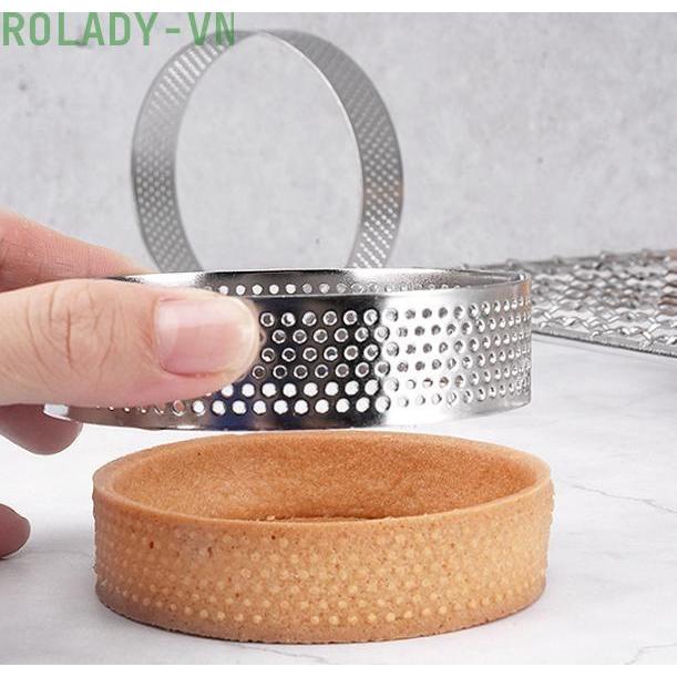 #ROYALLADY#Stainless Steel Mousse Ring 304 Stainless Steel Construction For Cake Decorating