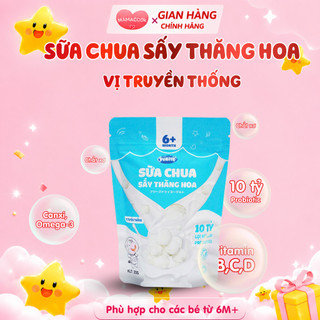 Sữa Chua Sấy Khô YoBite Kids 20Gr Vị Truyền Thống - Bổ Sung Lợi Khuẩn - Hỗ Trợ Ăn Dặm Cho Bé 6M+