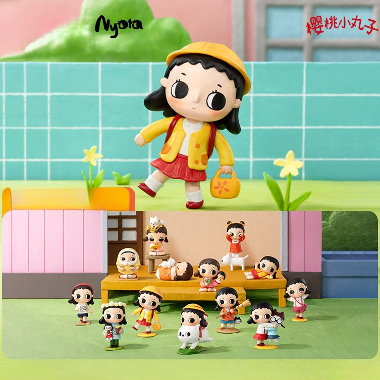 POPMART NYOTA x Chibi Maruko Chan Đồ chơi nghệ thuật CAII