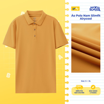 Áo Polo Nam Slimfit Airycool mềm mại MCPO25A532