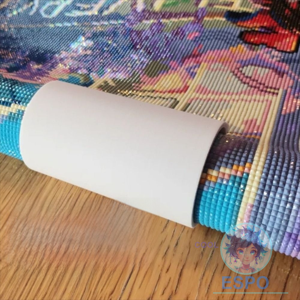 ESPO Tranh kim cương Canvas Roll Helper, DIY Crafts Organizer Tools Diamond Painting Canvas Rings, C