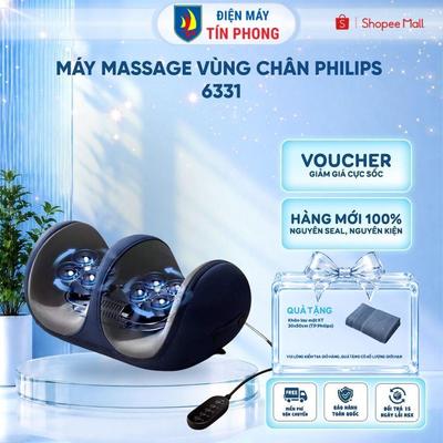 Máy Massage Vùng Chân PHILIPS 6331-2 chế độ massage và chườm ấm hiệu quả massage đa vùng
