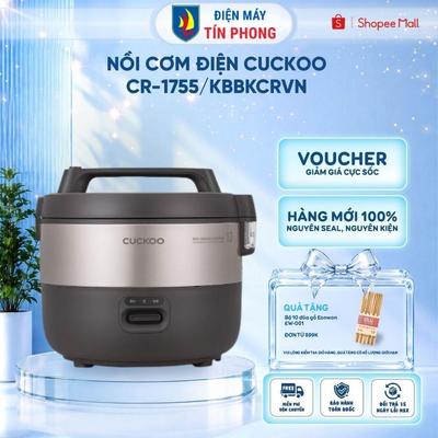 Nồi Cơm Điện Cuckoo CR-1755/KBBKCRVN 3.06L - Gia Nhiệt 3D - Dung Tích Lớn | BH chính hãng