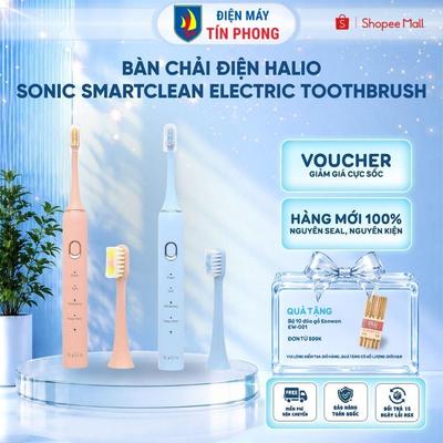 Bàn chải điện Halio Sonic SmartClean Electric Toothbrush - Bảo hành chính hãng 24 tháng
