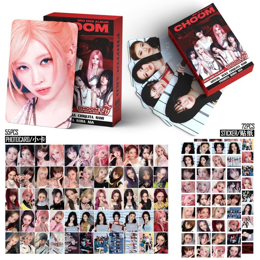 127 Tờ BABYMONSTER CHOOM Photocard Dán AHYEON AHYEON ASA