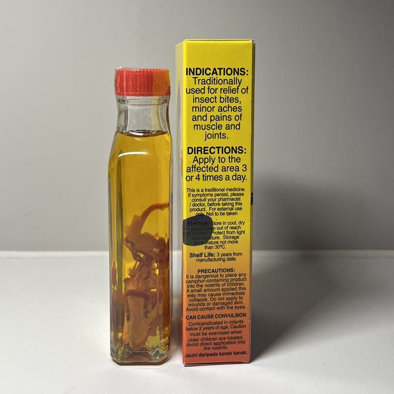 Malaysia Penang Golden Water Throat Cardamom Oil Chứa Hoa Cam Cam ml
