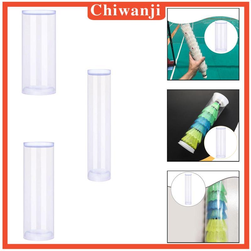 [Chiwanji] Ống lưu trữ cầu lông Ống lưu trữ cầu lông Bộ sắp xếp bóng cầu lông Hộp đựng bóng cầu lông