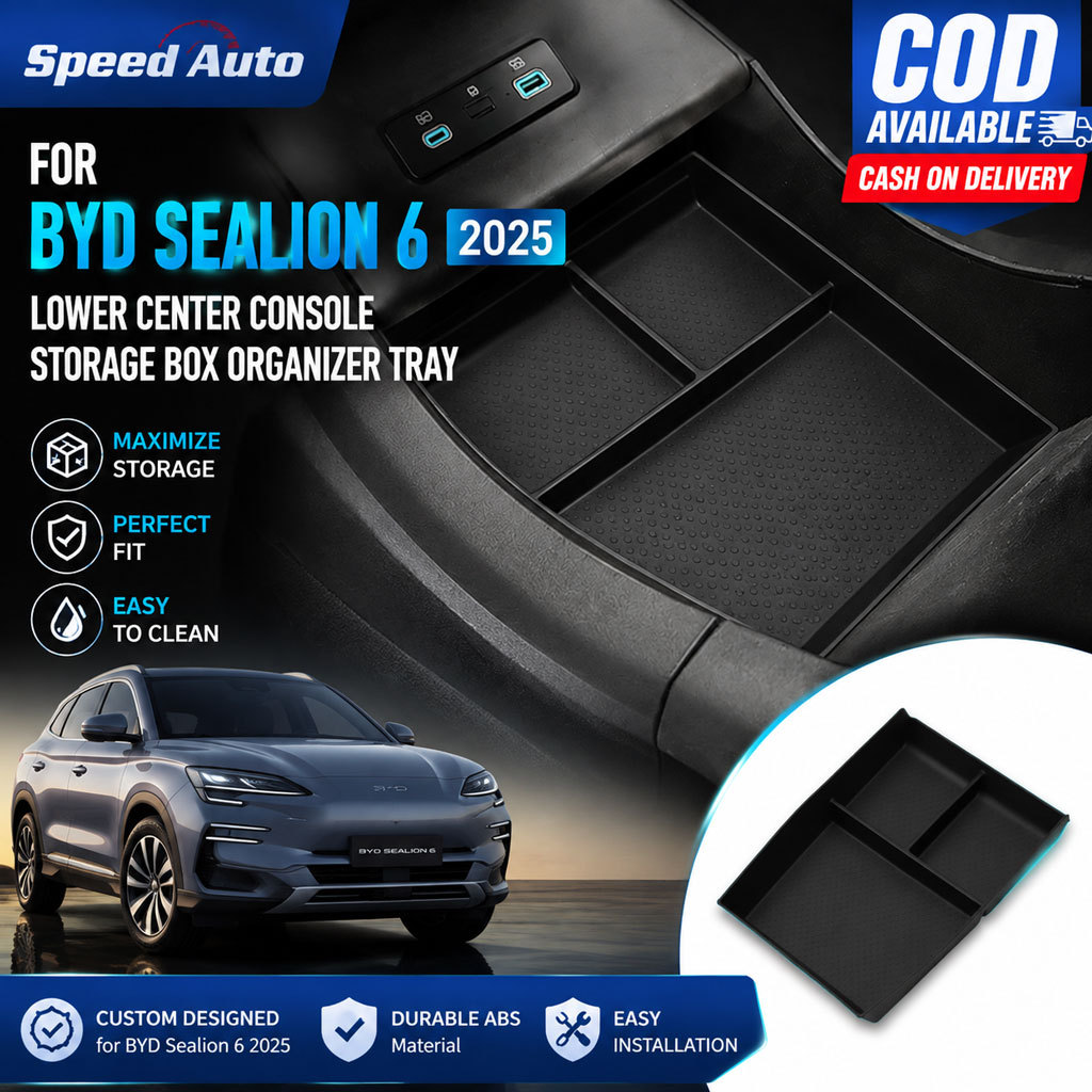 BYD Sealion 6 Phụ Kiện Dưới Bảng Điều Khiển Trung Tâm Hộp Bảo Quản Khay Tổ Chức Tương Thích Với BYD 