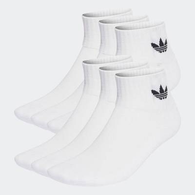 adidas Phong cách sống Bộ 6 Đôi Tất Cổ Lửng Unisex trắng IJ5627