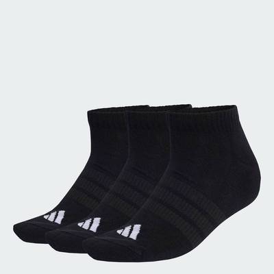adidas Phong cách sống Bộ 3 Đôi Tất Cổ Thấp Lót Đệm adidas Essentials Unisex Đen KD6720