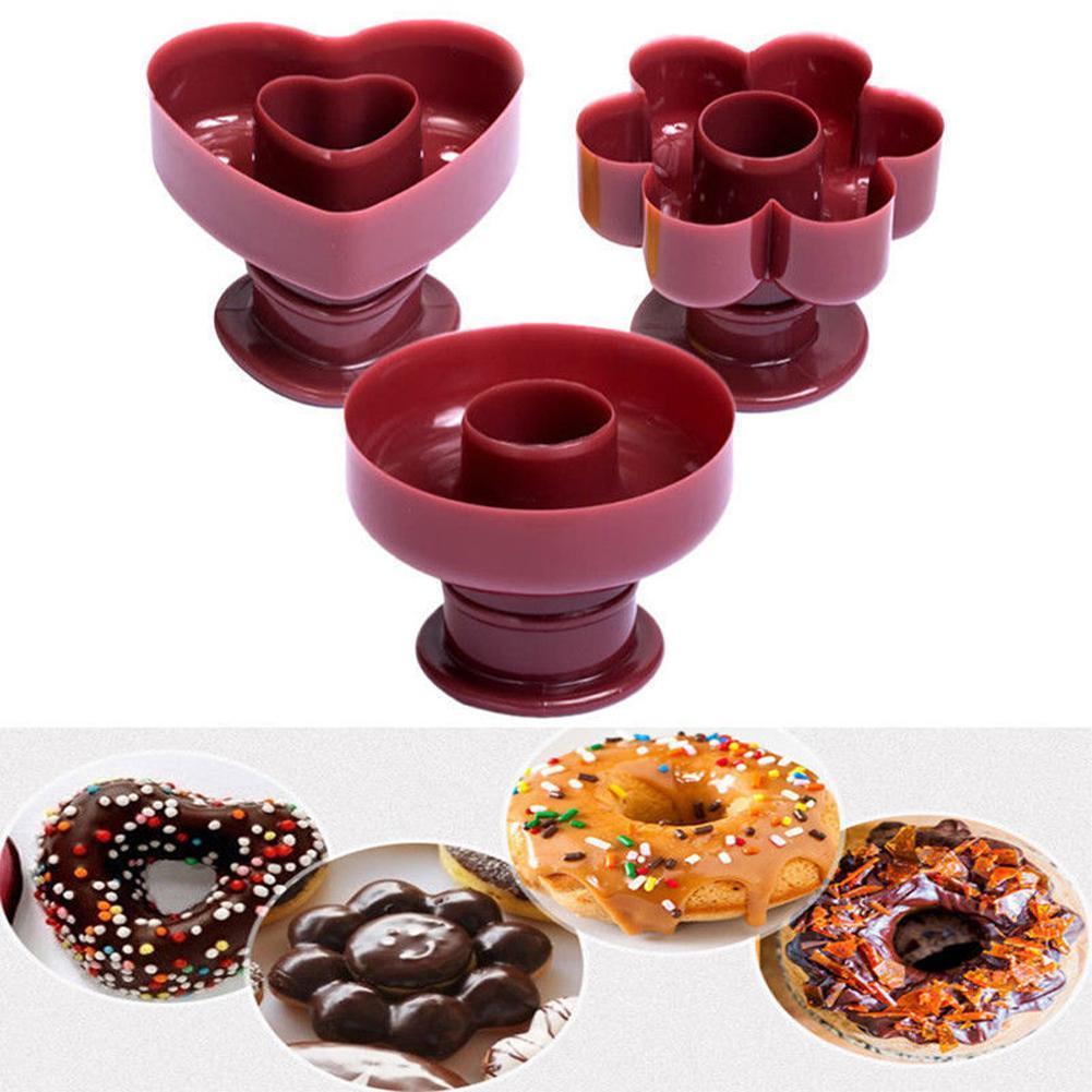 Bánh Donut Khuôn Nướng Bánh Chống Dính Tròn Bánh Donut Hình Khay R1