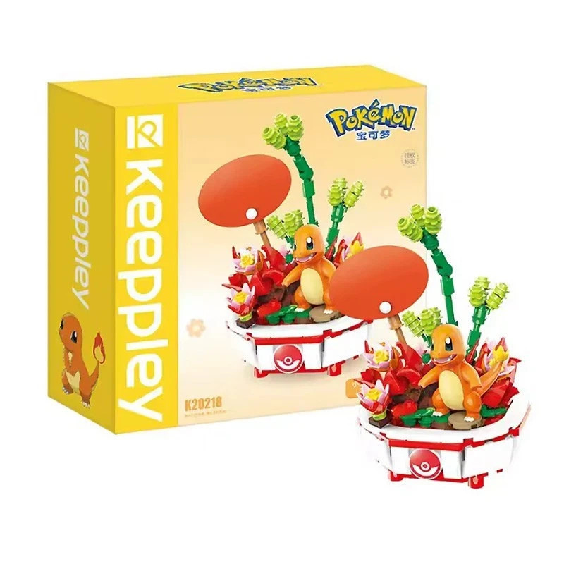 Pokemon Keeppley - Glumanda Charmander blume Khối Hình Anime Manga Mới
