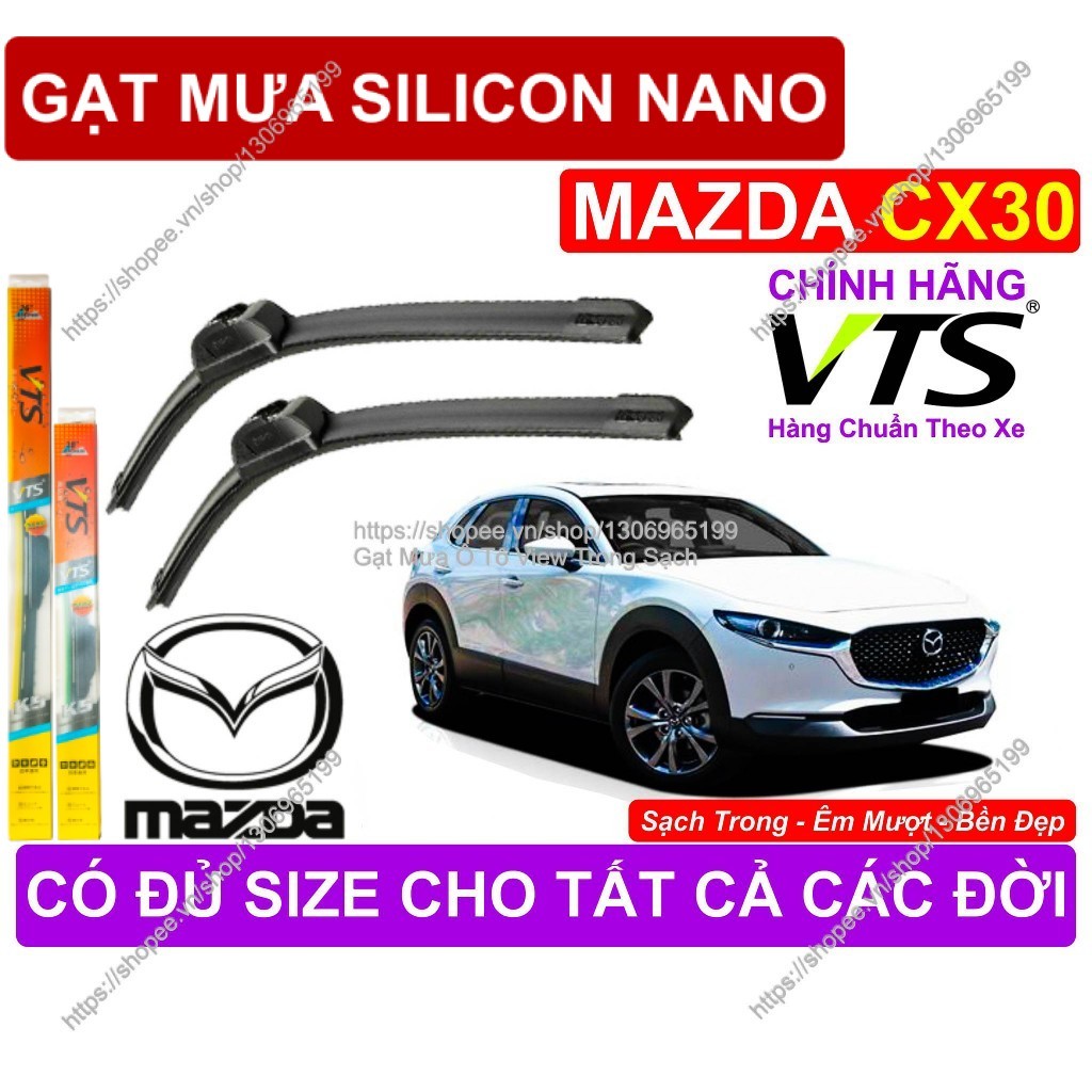 K5, Gạt Mưa Mazda CX30, Gạt Mưa Đa Năng Cao Cấp, Cặp Gạt Mưa Kính Lái Mazda CX30,    Mazda CX30