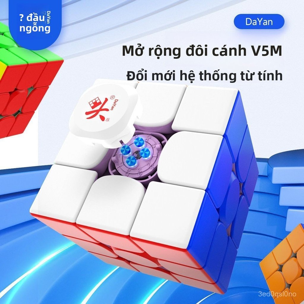 Khối Rubik 3x3 Dayan ZhanChi V5 đệm từ tính thi đấu trơn trượt cho bé thông minh bán chạy giao nhanh