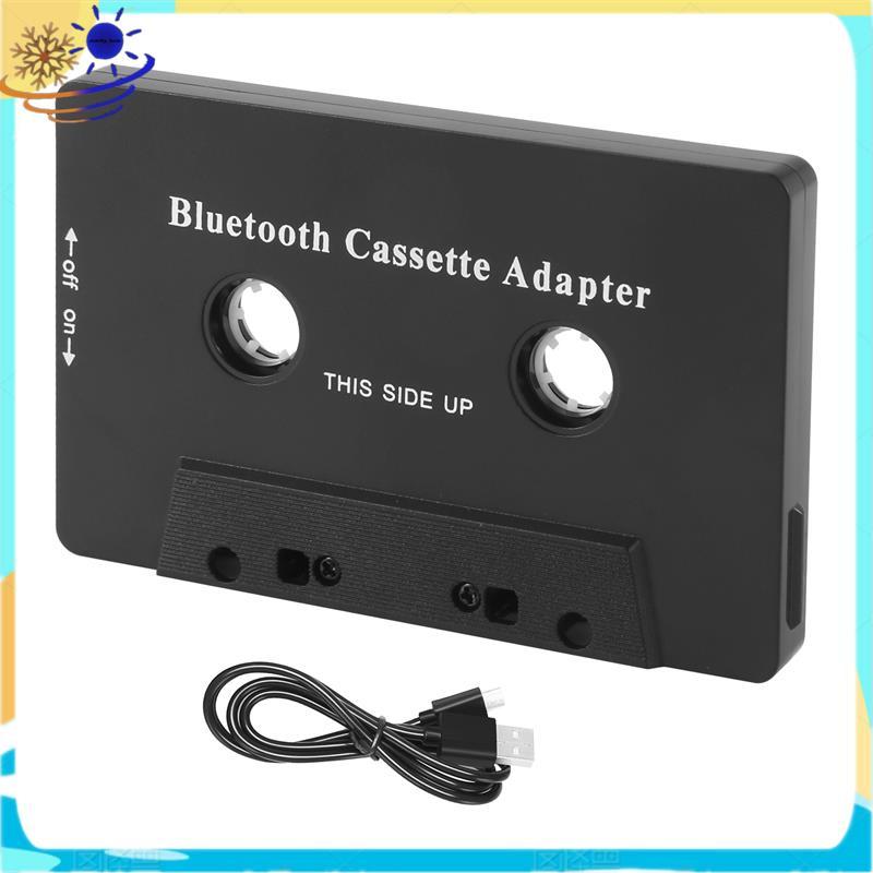 Bluetooth 5.0 Âm Thanh Băng Xe Ô Tô Aux Stereo Adapter Có Mic Cho Điện Thoại MP3 Cáp Aux CD Player