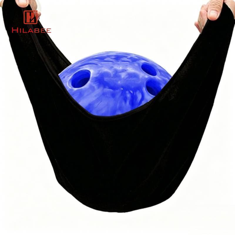HILABEE Bowling Ball Cleaning Bag Có thể giặt được Bowling Shammy Bag Thiết bị thể thao Dễ dàng sử d