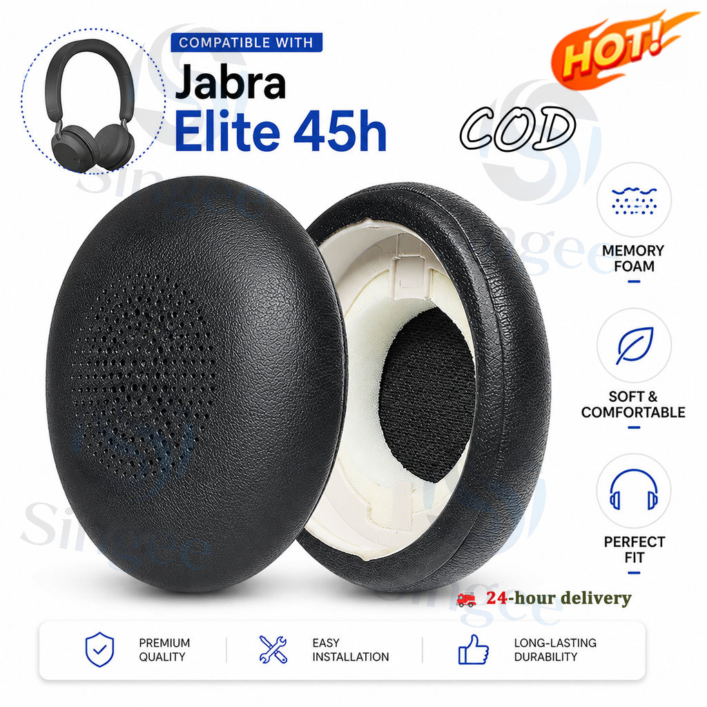 Tai nghe thay thế Singee cho Jabra Evolve2 65 (65MS 65UC) / Evolve2 40 (40UC USB) Tai nghe Elite 45h