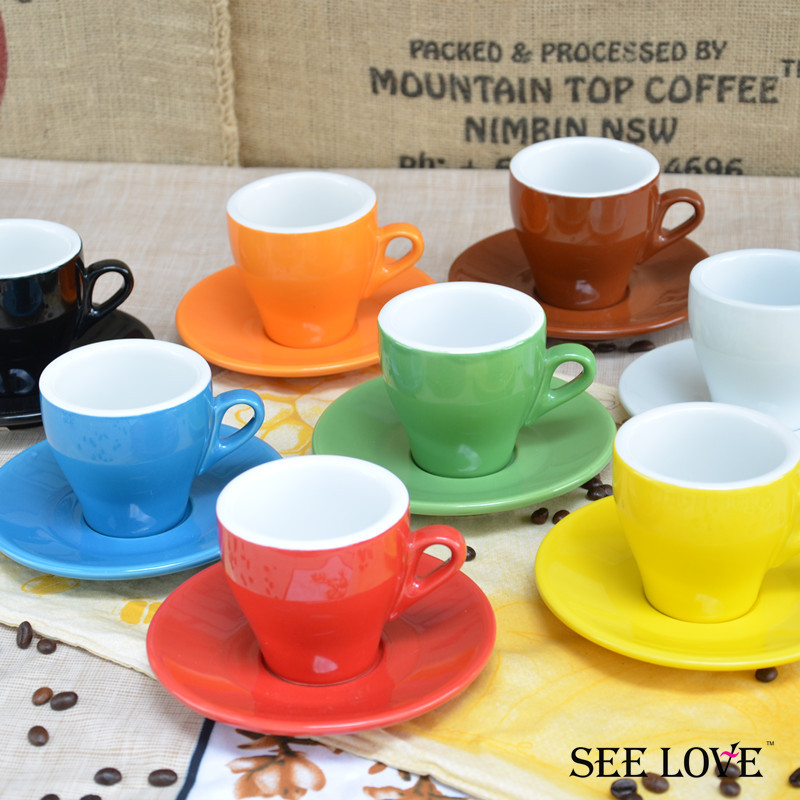 SEELOVE-Export Italy Competition Cappuccino Coffee Cup Milano (Milano) Tulip 155cc