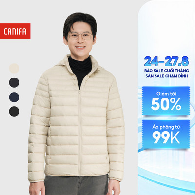 Áo khoác chần bông nam CANIFA 100% nylon 8OT25W016