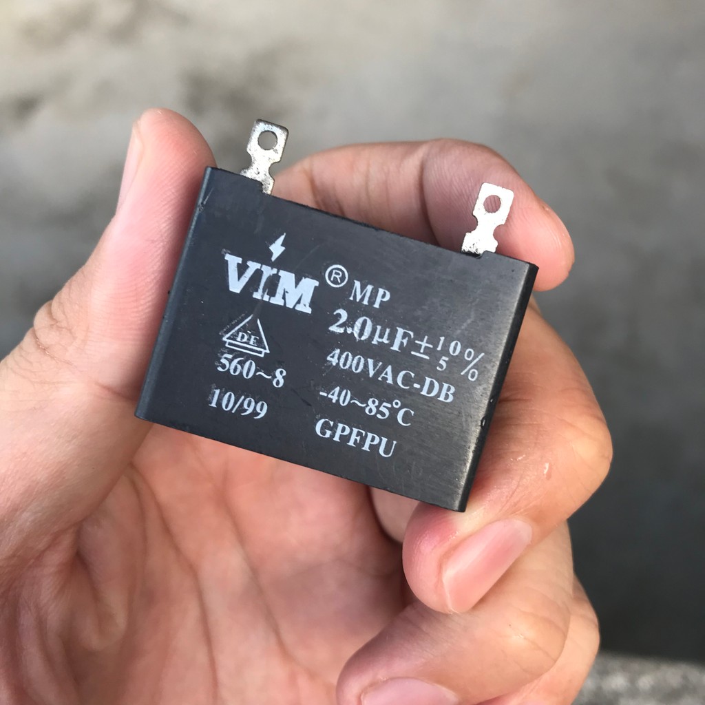 Tụ điện màng kim loại 2UF 400V Một giá