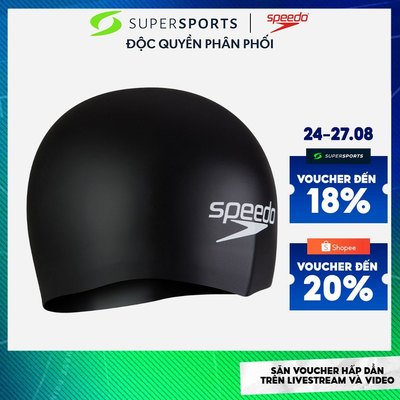 Mũ Bơi Người Lớn Speedo Fastskin Hiro Cap - Đen - 8-0035650001