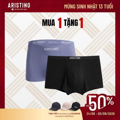 [COMBO 2] Bộ 02 quần lót nam dệt liền seamless nhẹ bền không đường may Boxer Aristino DBO0428