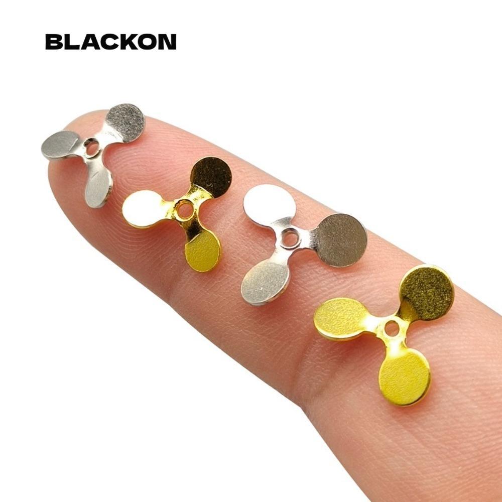 BLACKON 30 Chiếc Lưỡi Dụ Câu Cá, Spinnerbait Topwater Fly Cánh Quạt Quay, DIY Cắm Đúc Tùy Chỉnh Thép