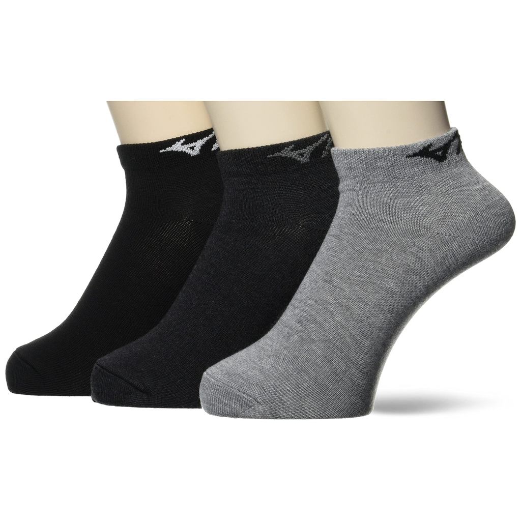 Men's Sneaker Length Socks - 3-Pair Set with One-Point Design, High Durability for School Uniforms, 