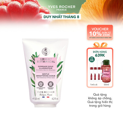 Tẩy tế bào chết da mặt làm sáng daYves Rocher Bright Botanical Gentle Illuminating Scrub 125ml