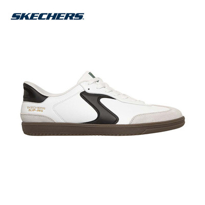 Giày Thể Thao Nam Skechers Slip-ins Court Classics Hotshot Relego - 254156-WBK Air-Cooled Memory Foam