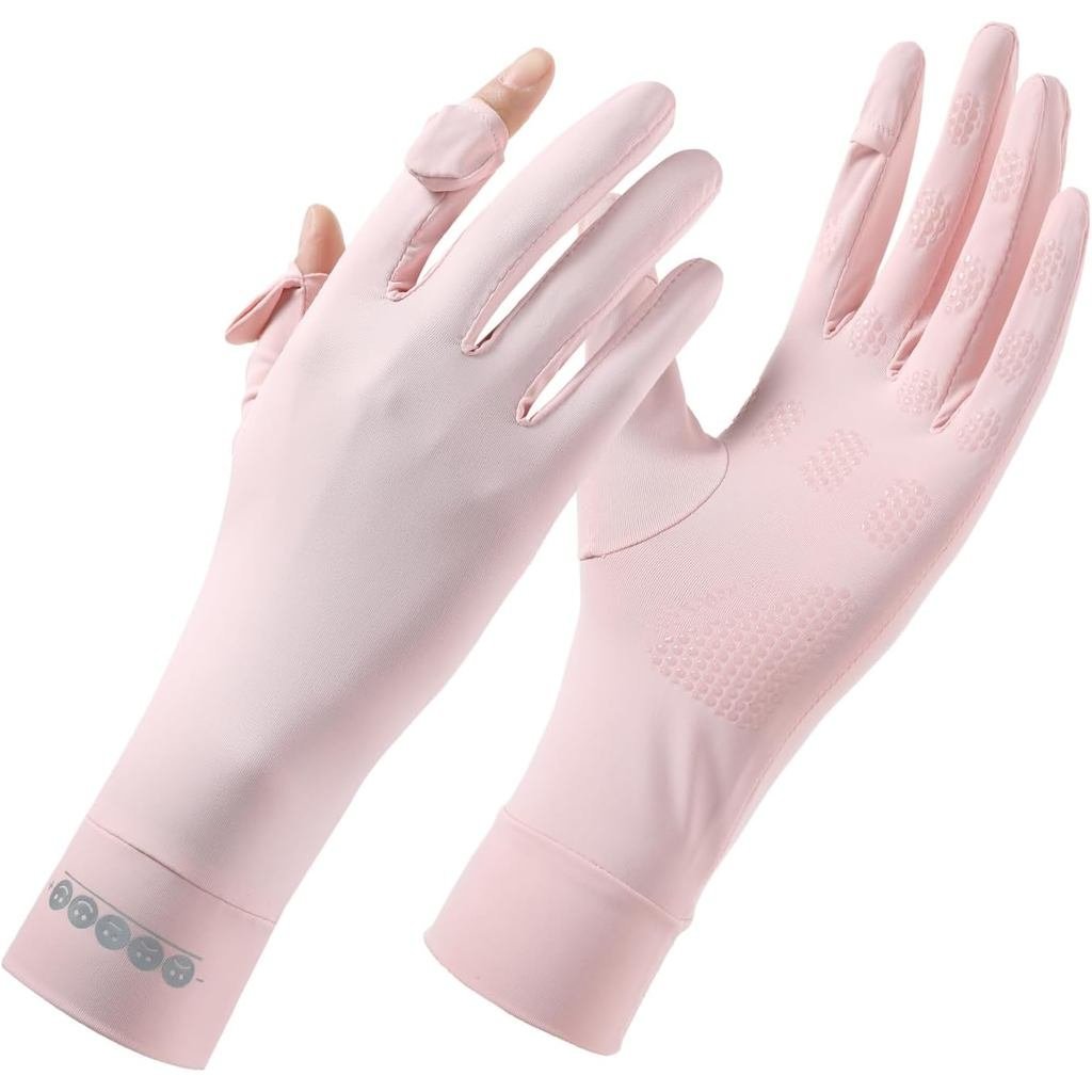 UV Protection Gloves for Women – Full Finger Sun Gloves, UPF 50+ Driving & Cycling Gloves, Lightweig