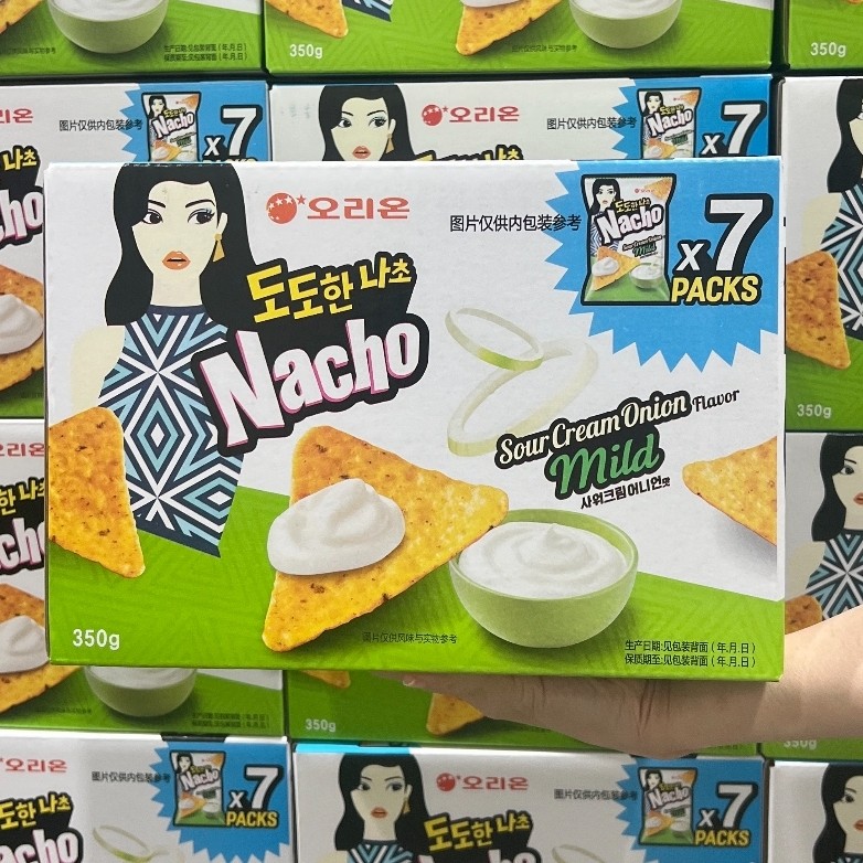 Sam Hàn Quốc Orion Sữa Chua Hương Vị Hành Bắp 350g Sắc Nét Môi Răng Thơm Đồ Ăn Nhẹ Đồ Ăn Nhẹ