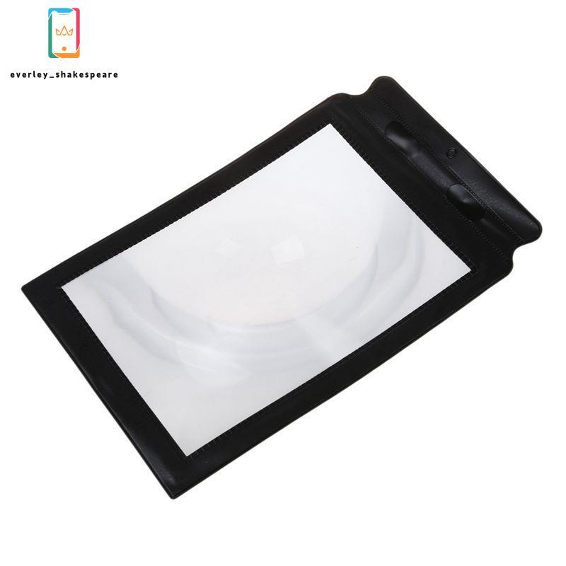 A4 Full Page 3x Tấm Kính Phóng Đại Lớn Sách Hỗ Trợ Đọc Sách