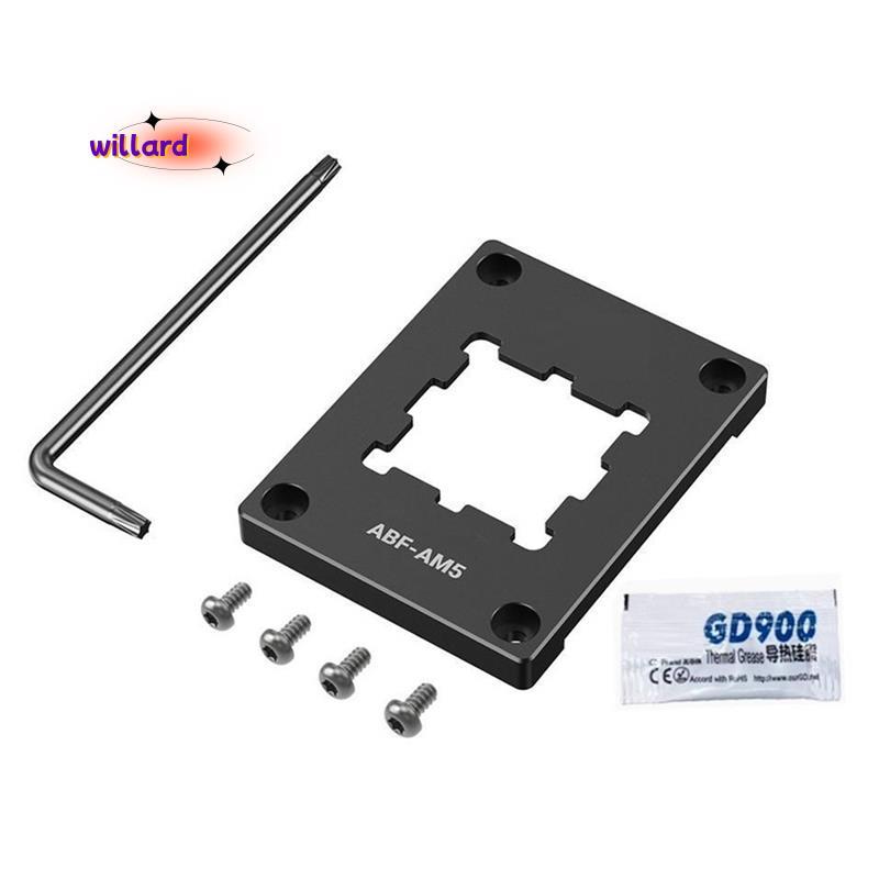 ABF-AM5 AM5 Bộ xử lý CPU Khung an toàn Hợp kim nhôm Tấm cách nhiệt Giá đỡ cố định Khung chống treo c
